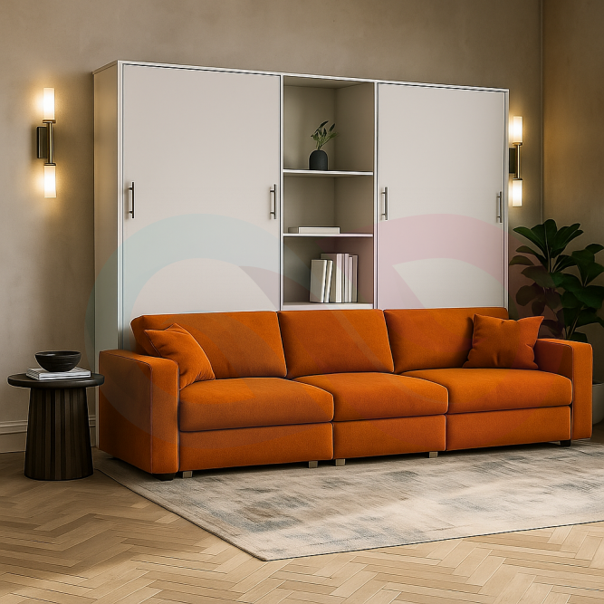 Шкаф-кровать с диваном Челли