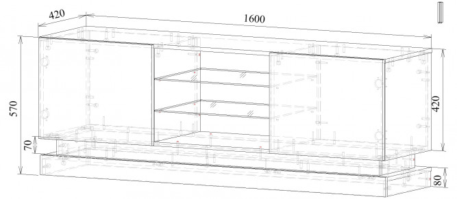 Тумба под тв Астон