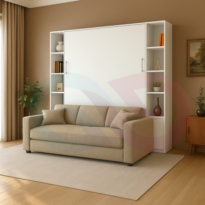 Шкаф-кровать трансформер с диваном Мэлми-2