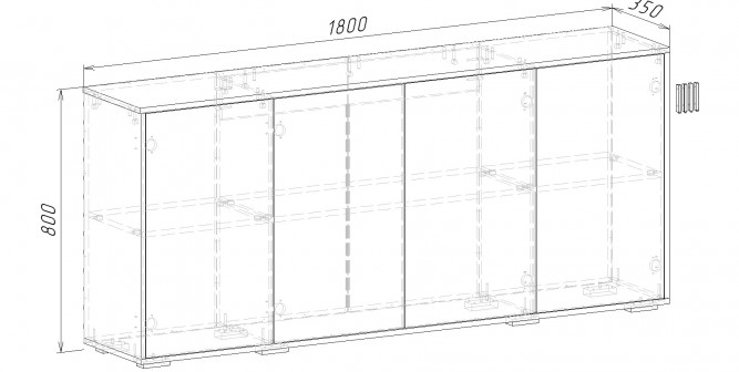 Комод Эсмеральда