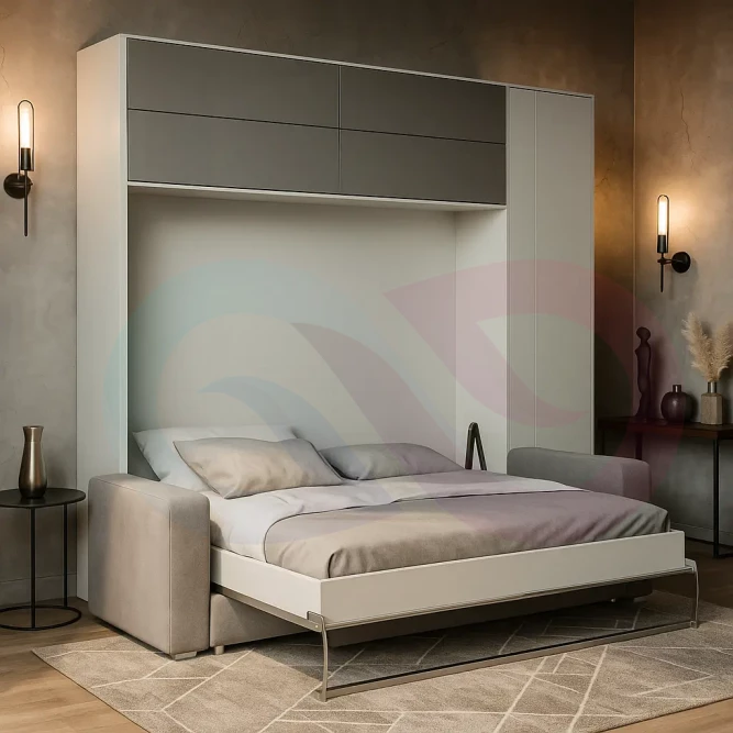 Шкаф-кровать с диваном Гирро