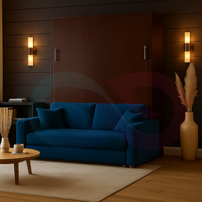 Шкаф-кровать трансформер с диваном Флай