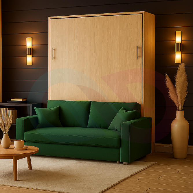 Шкаф-кровать трансформер с диваном Флай