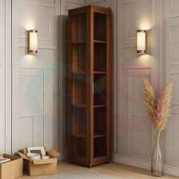 Угловой книжный шкаф Ворон 31
