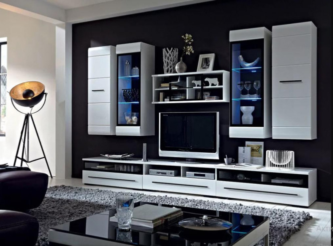 Стенка в гостиную Бостон