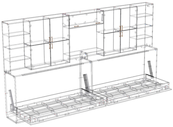 Шкаф-кровать Эмили