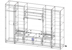 Стенка в гостиную Джерси