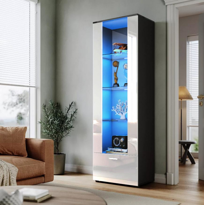 Пенал-витрина Асти