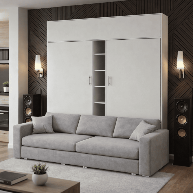 Шкаф-кровать с диваном Дабл-3